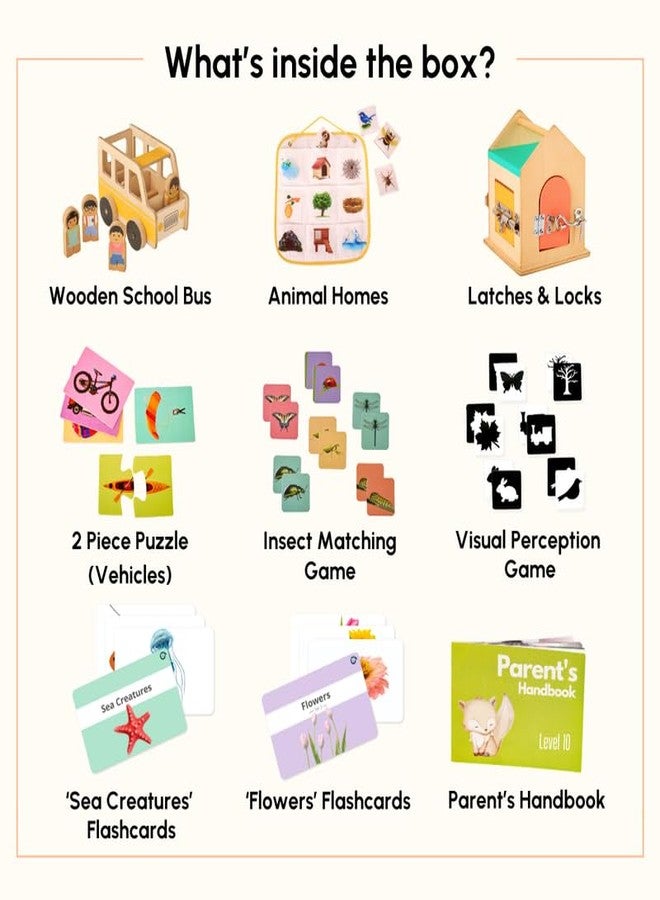 Curious Cub Montessori Learning Wooden Baby Toys| Box 10:21+ Months | Montessori Toys for 1+ Year Old | Problem Solving, Brain Development Toys| Fine Motor Skills | Christmas Gift for 1 Year Old - Image 2